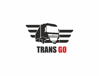Projekt graficzny logo dla firmy online trans go
